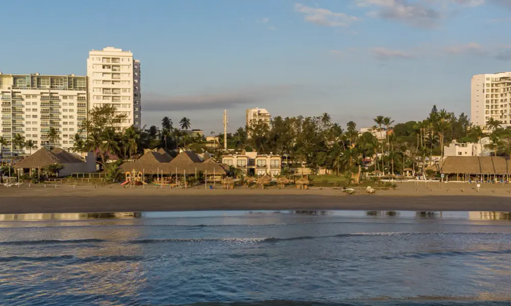 Vista desde la playa